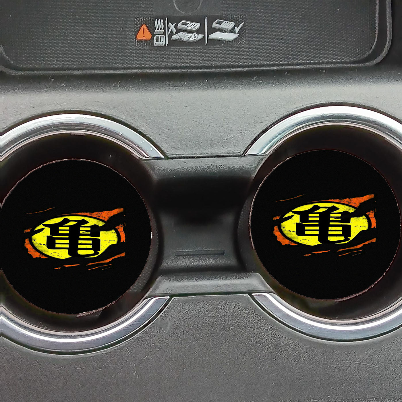 Dragon Ball Logo Noise Car Coasters