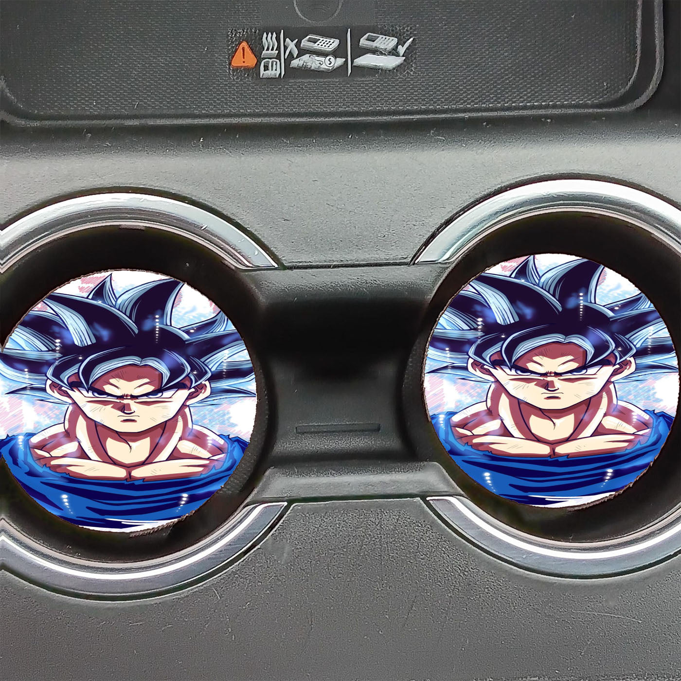 Dragon Ball Mastered Ultra Instinct Son Goku Car Coasters