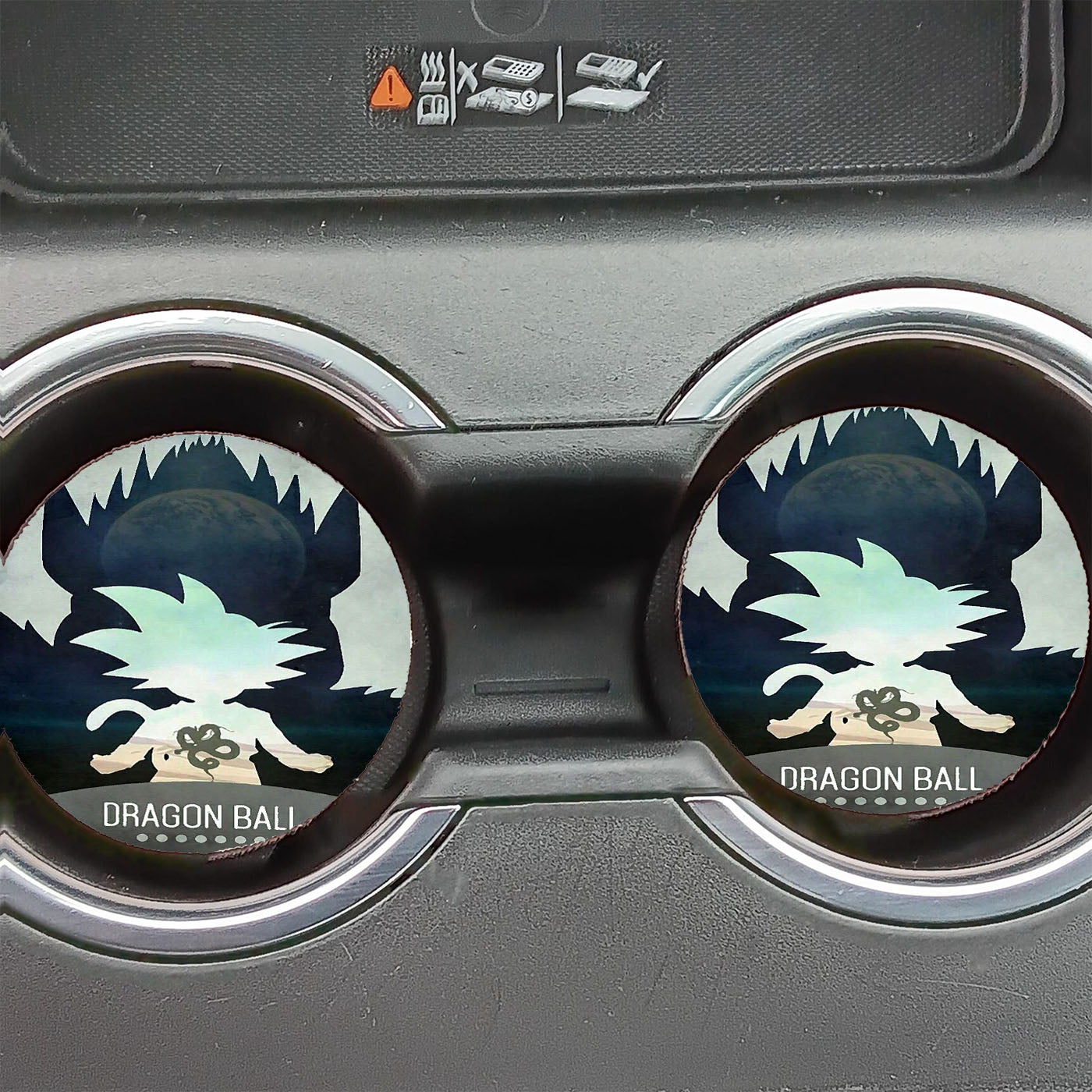 Dragon Ball Minimalist Poster Art Car Coasters