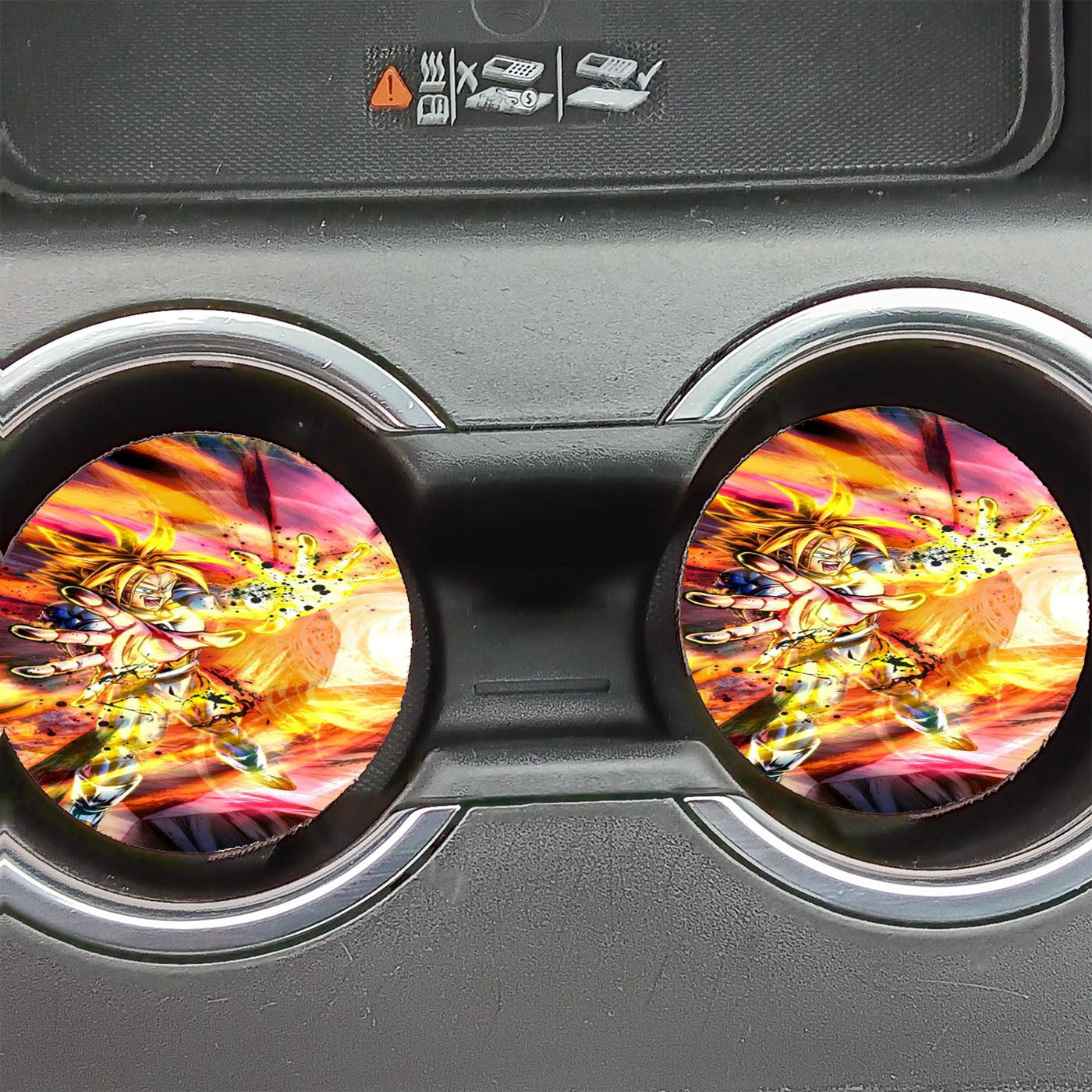 Dragon Ball Saiyan Power Car Coasters