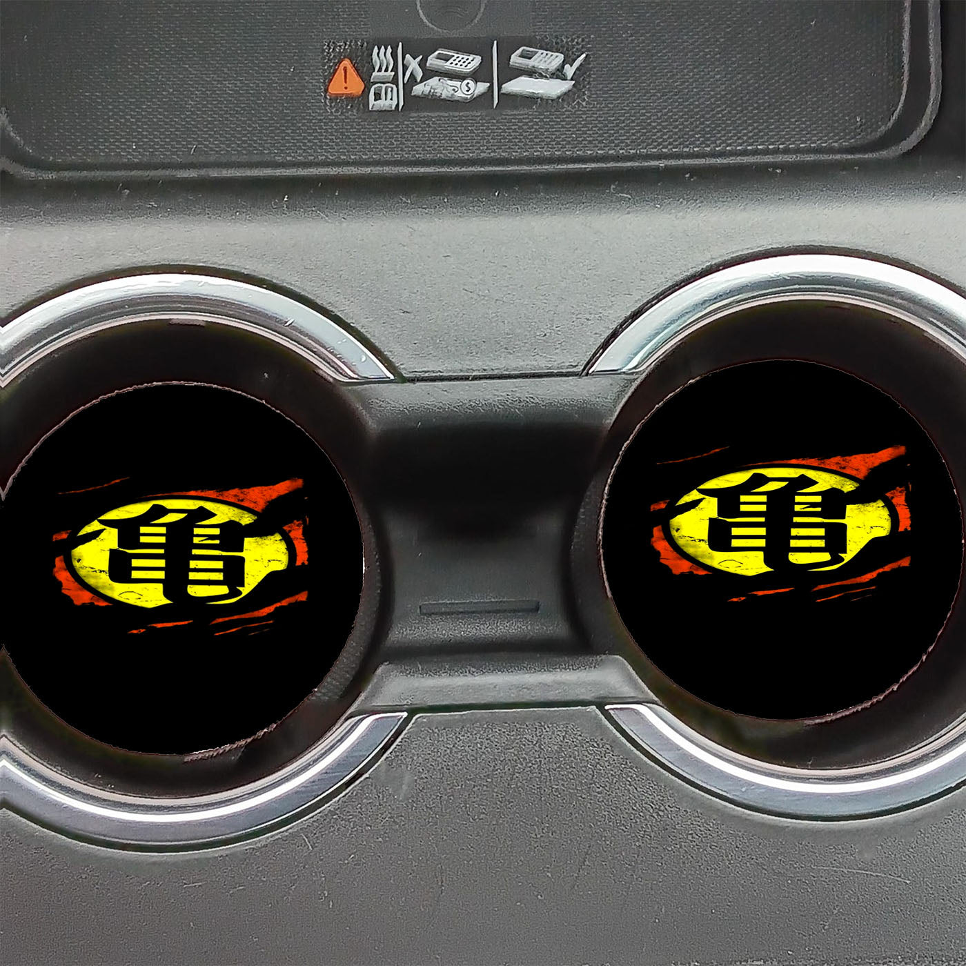 Dragon Ball Simbols Car Coasters