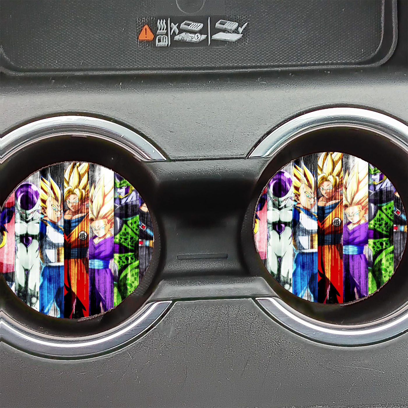 Dragon Ball Strong Characters Car Coasters
