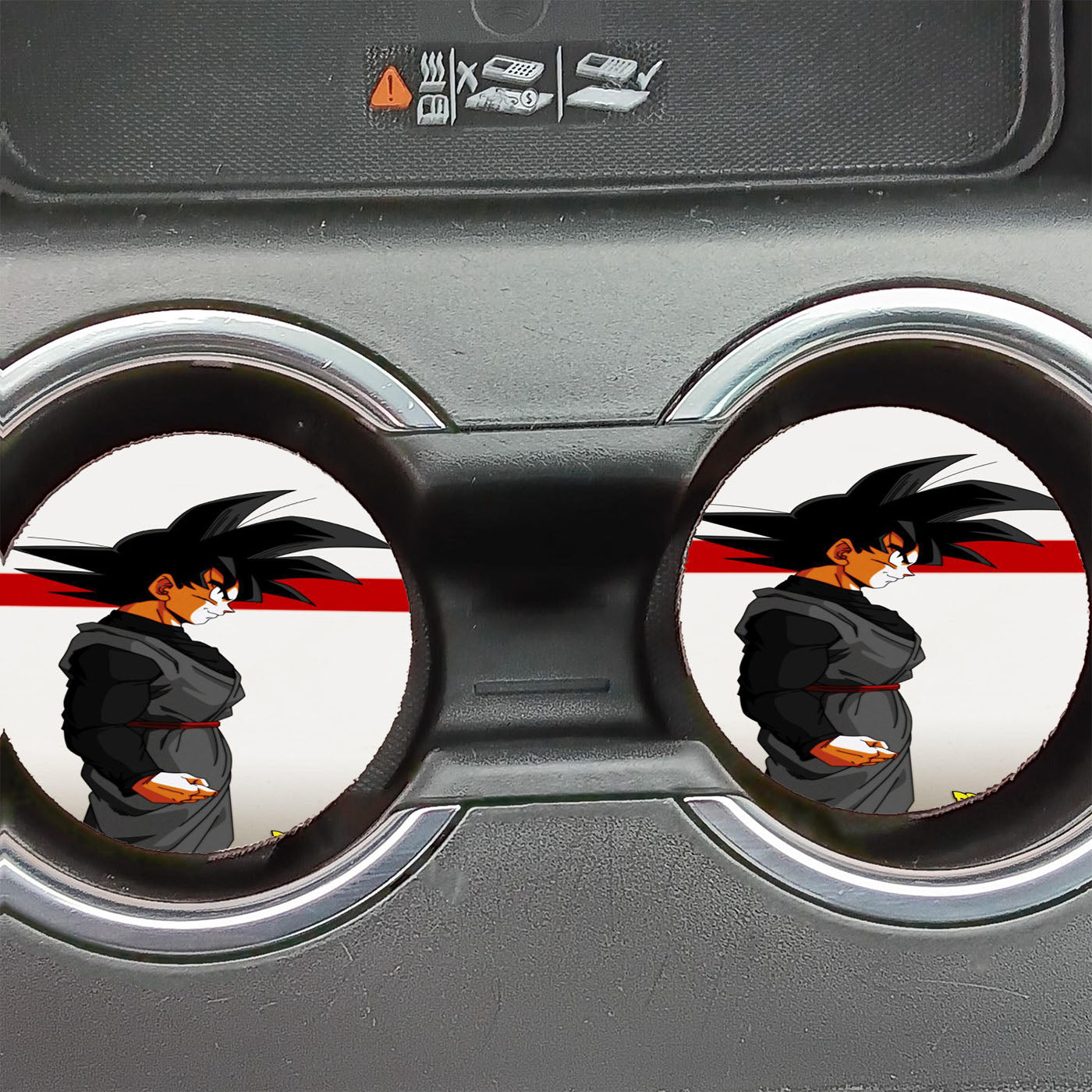 Dragon Ball Super Wallpaper Car Coasters