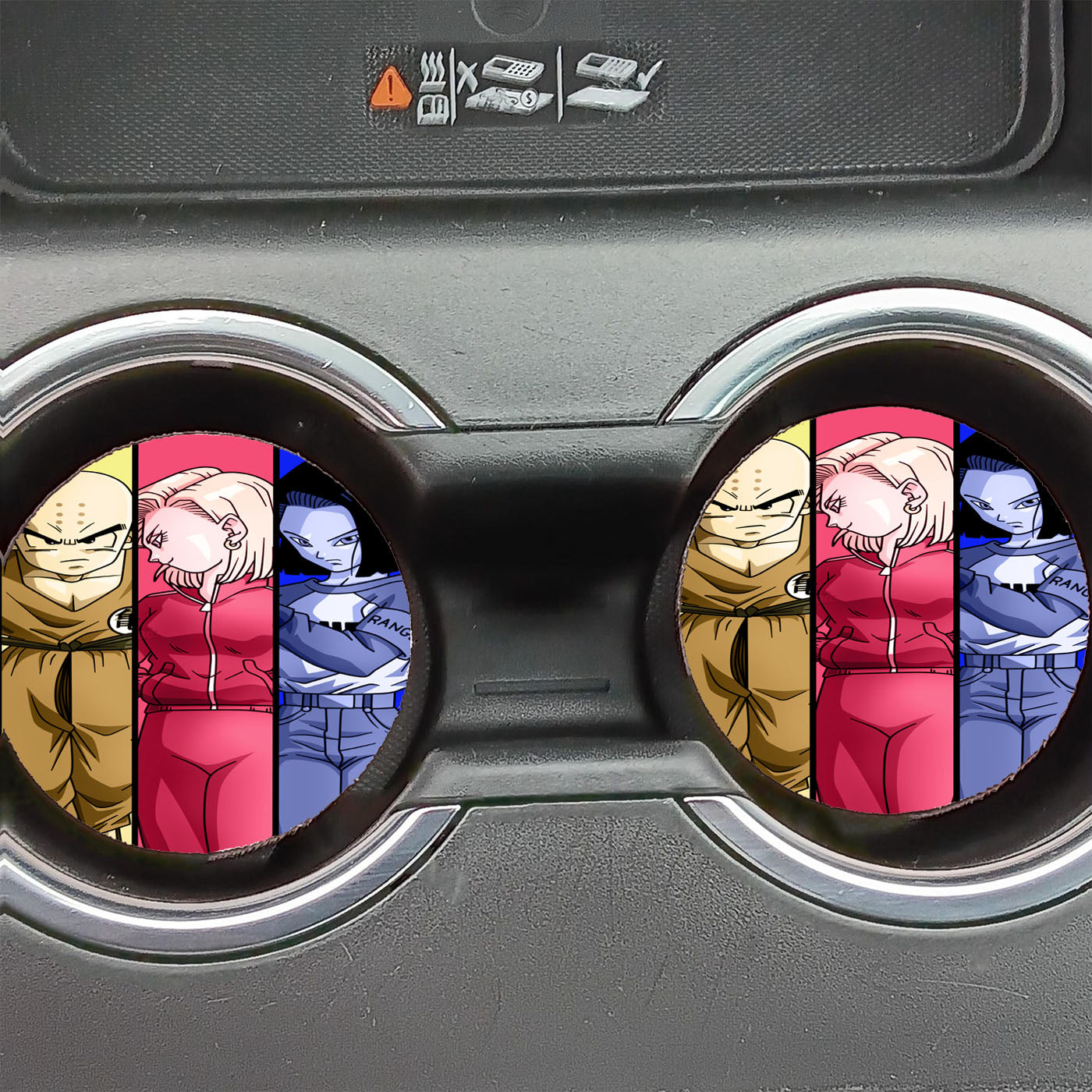 Dragon Ball Universal Survival Arc Mobile Wallpaper Car Coasters