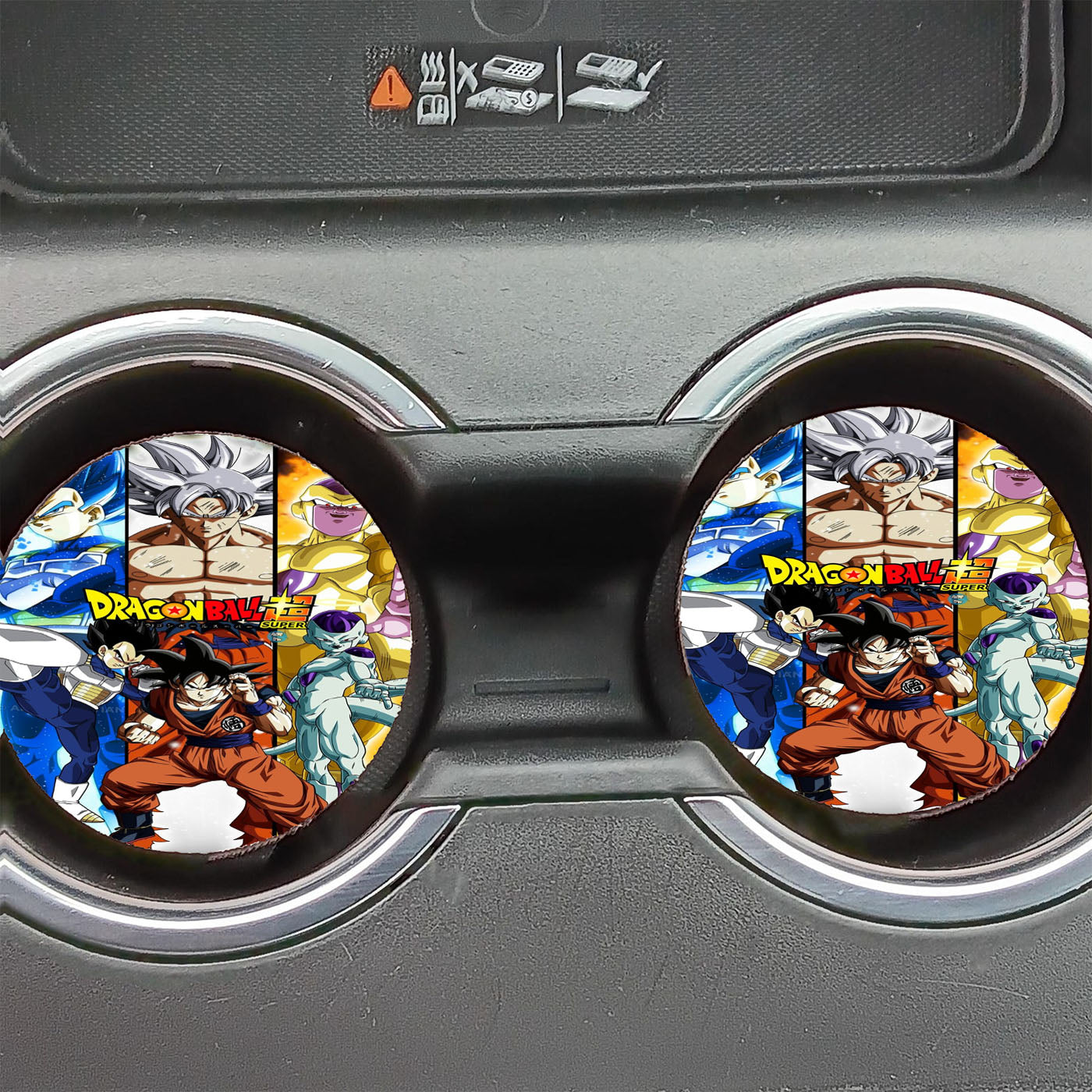 Dragon Ball Vegeta Goku And Freiza Car Coasters
