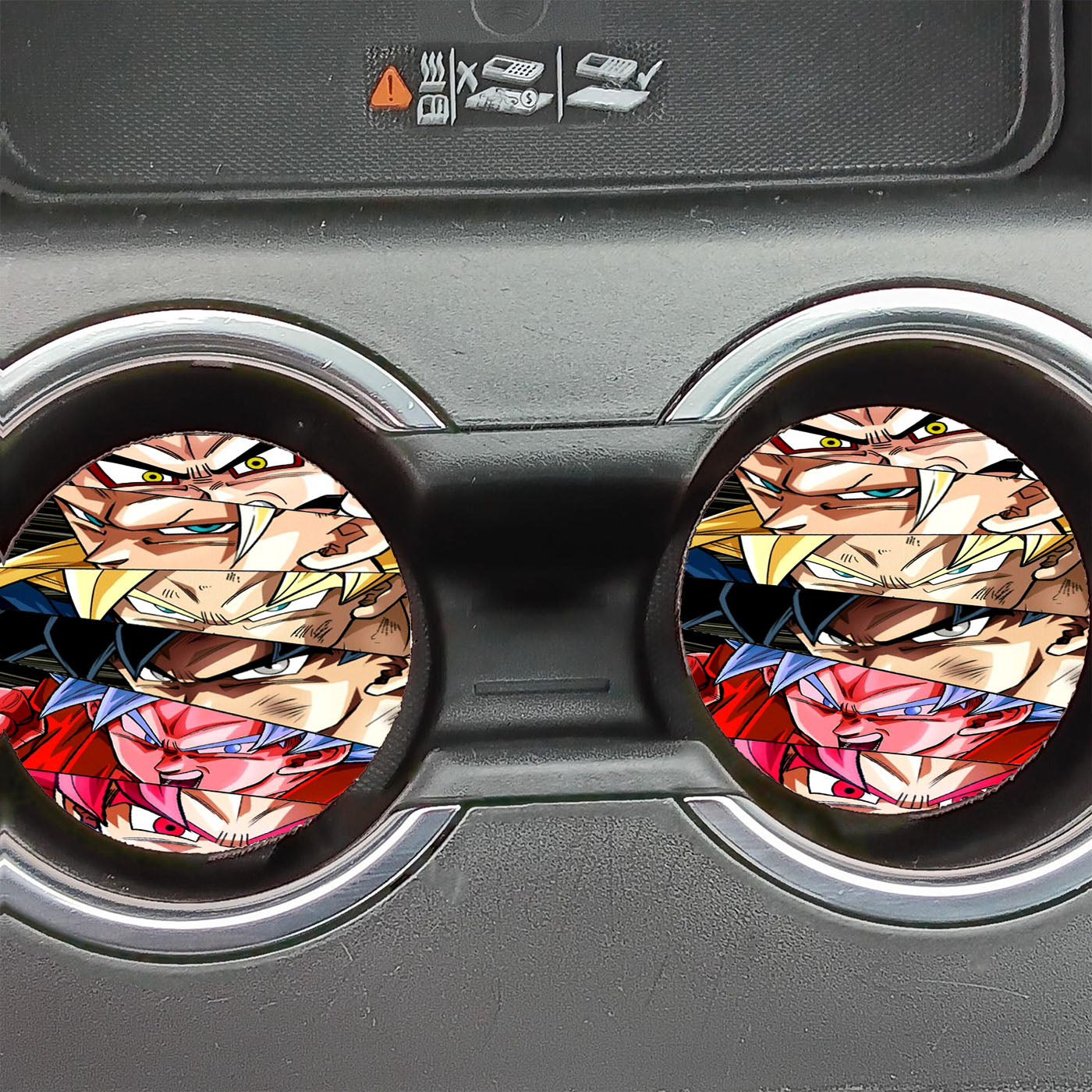 Dragon Ball Z And Friends Face The Movies Car Coasters