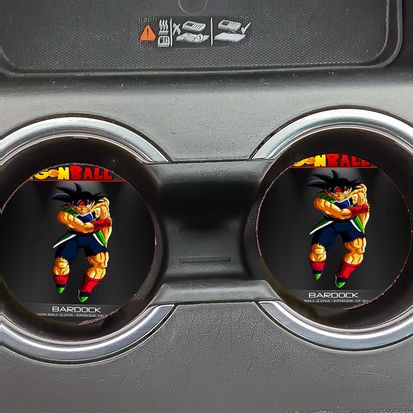 Dragon Ball Z Bardock Pain Car Coasters