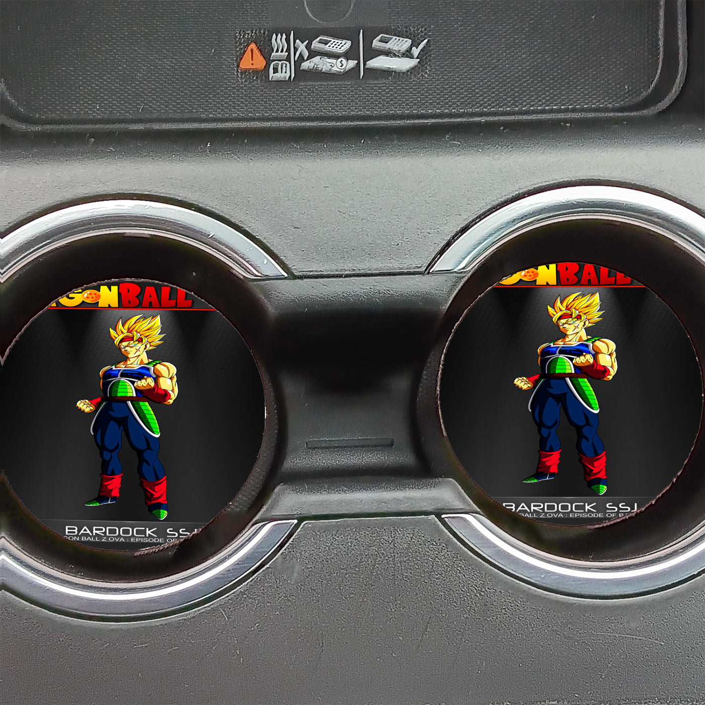 Dragon Ball Z Bardock Ssj Car Coasters