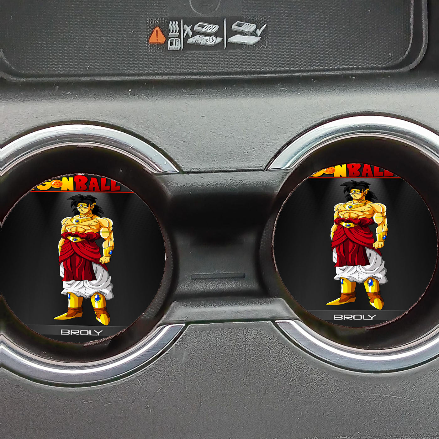 Dragon Ball Z Broly Car Coasters