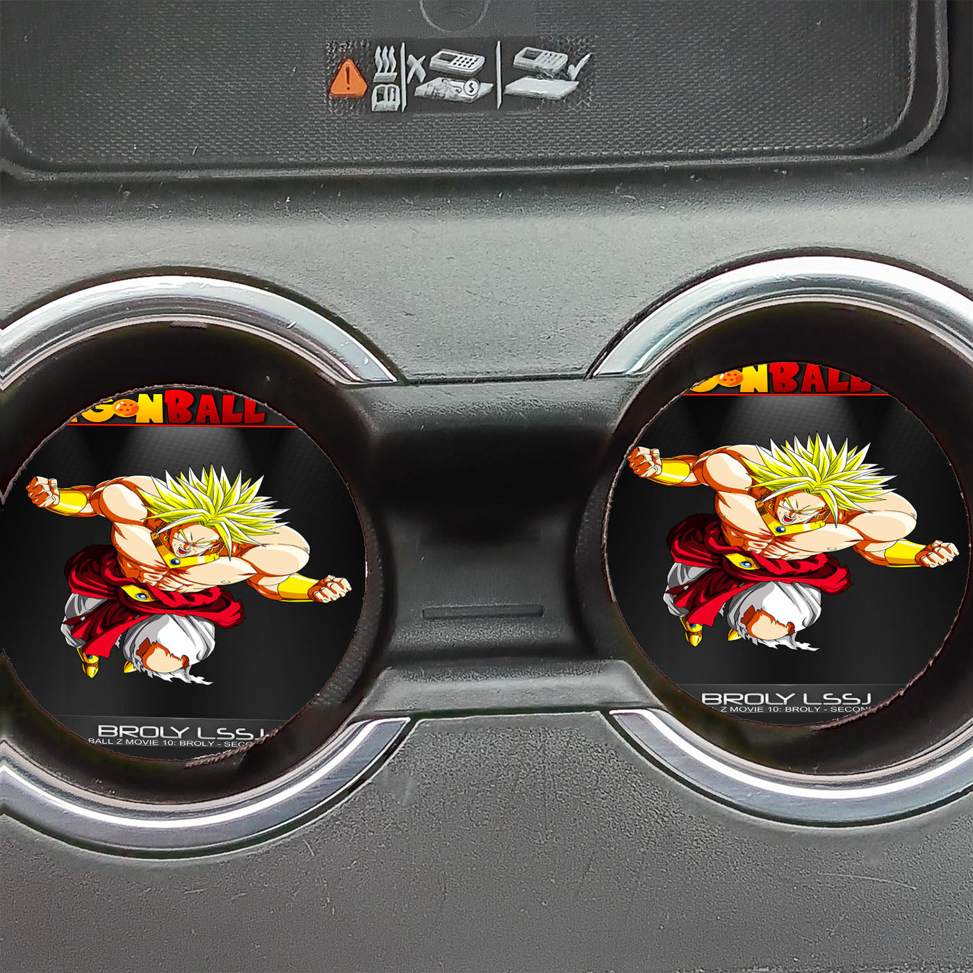 Dragon Ball Z Broly Legendary Ssj Car Coasters