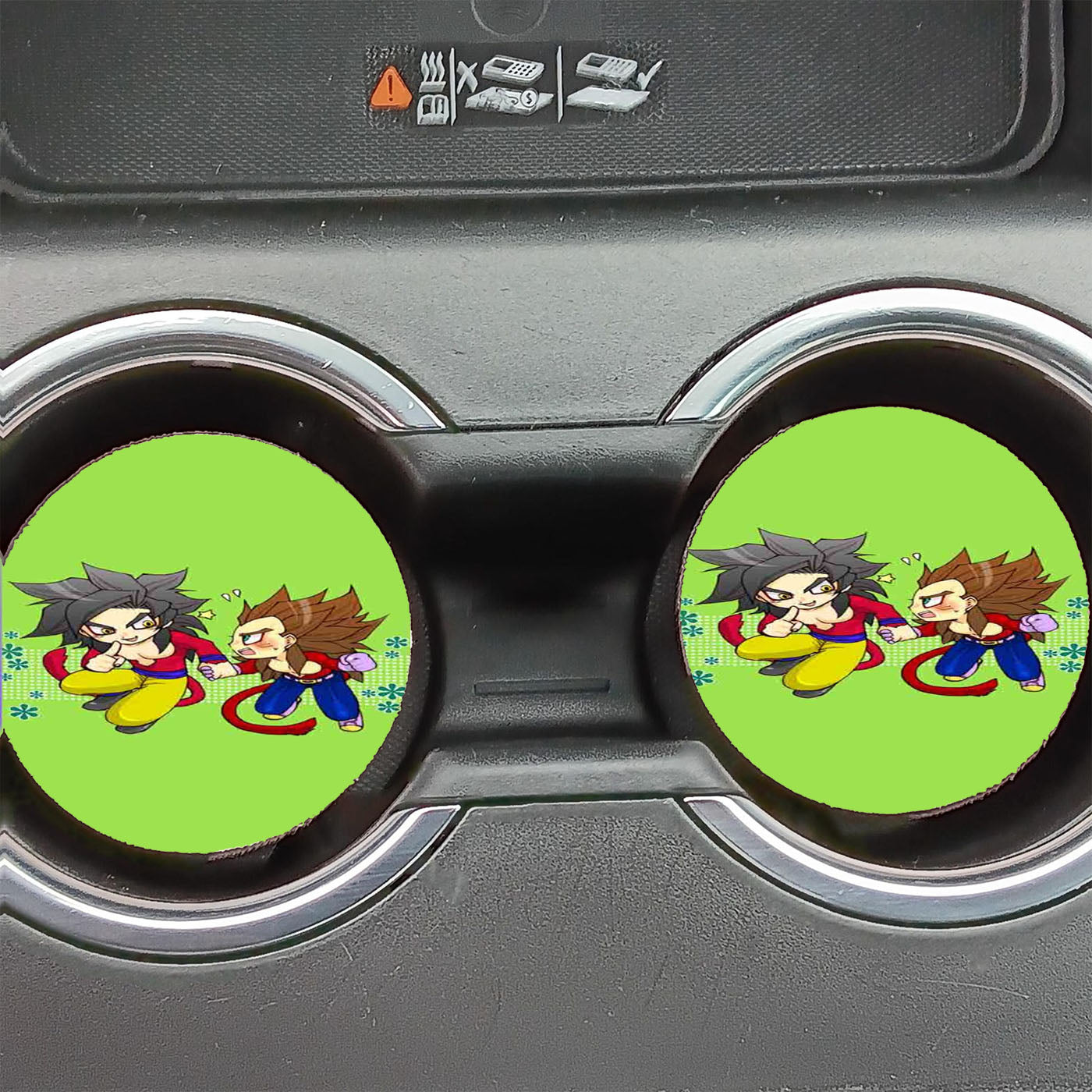 Dragon Ball Z Cartoon Car Coasters