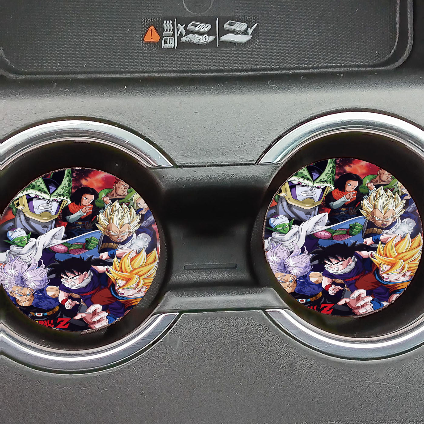 Dragon Ball Z Cell Saga Car Coasters