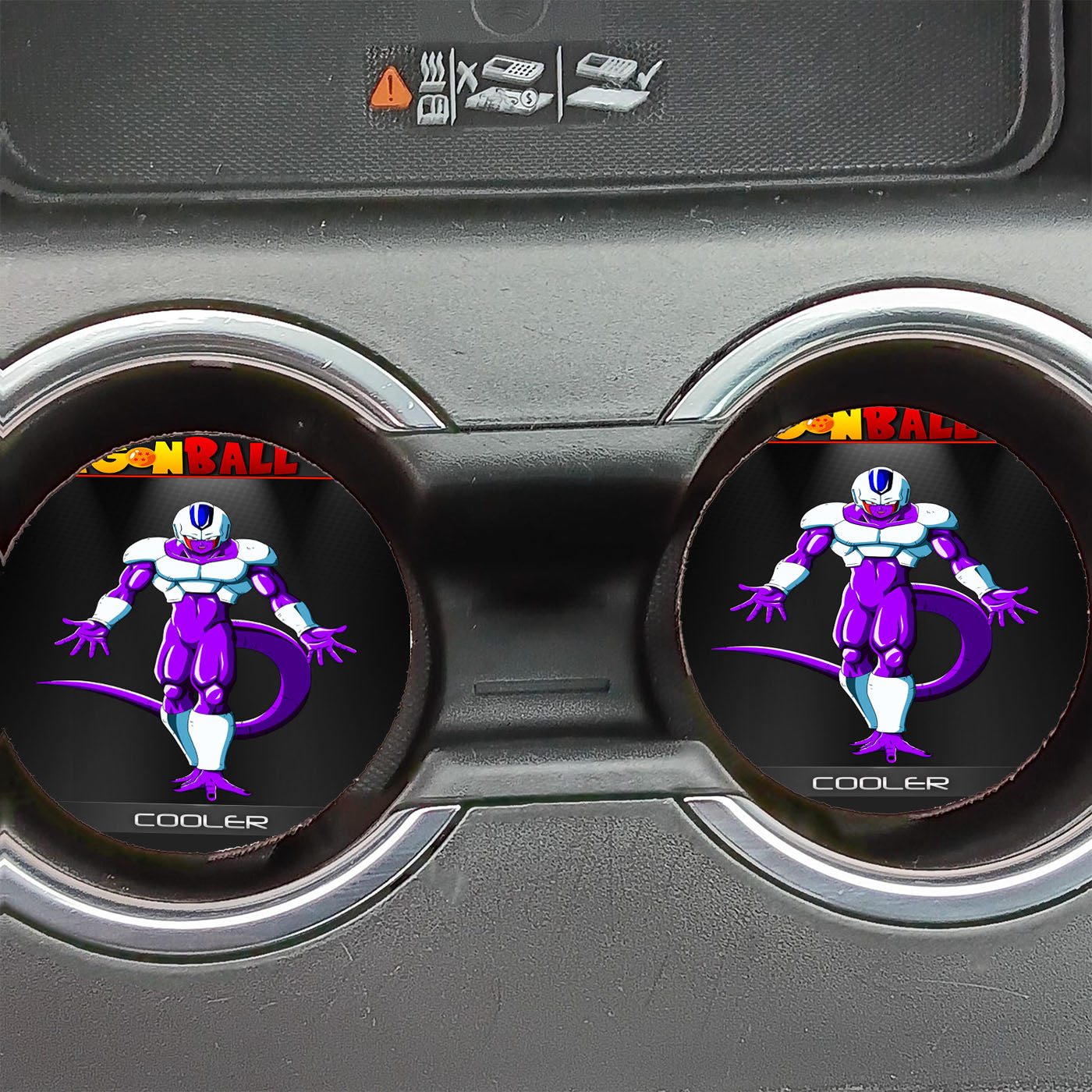 Dragon Ball Z Cooler Car Coasters