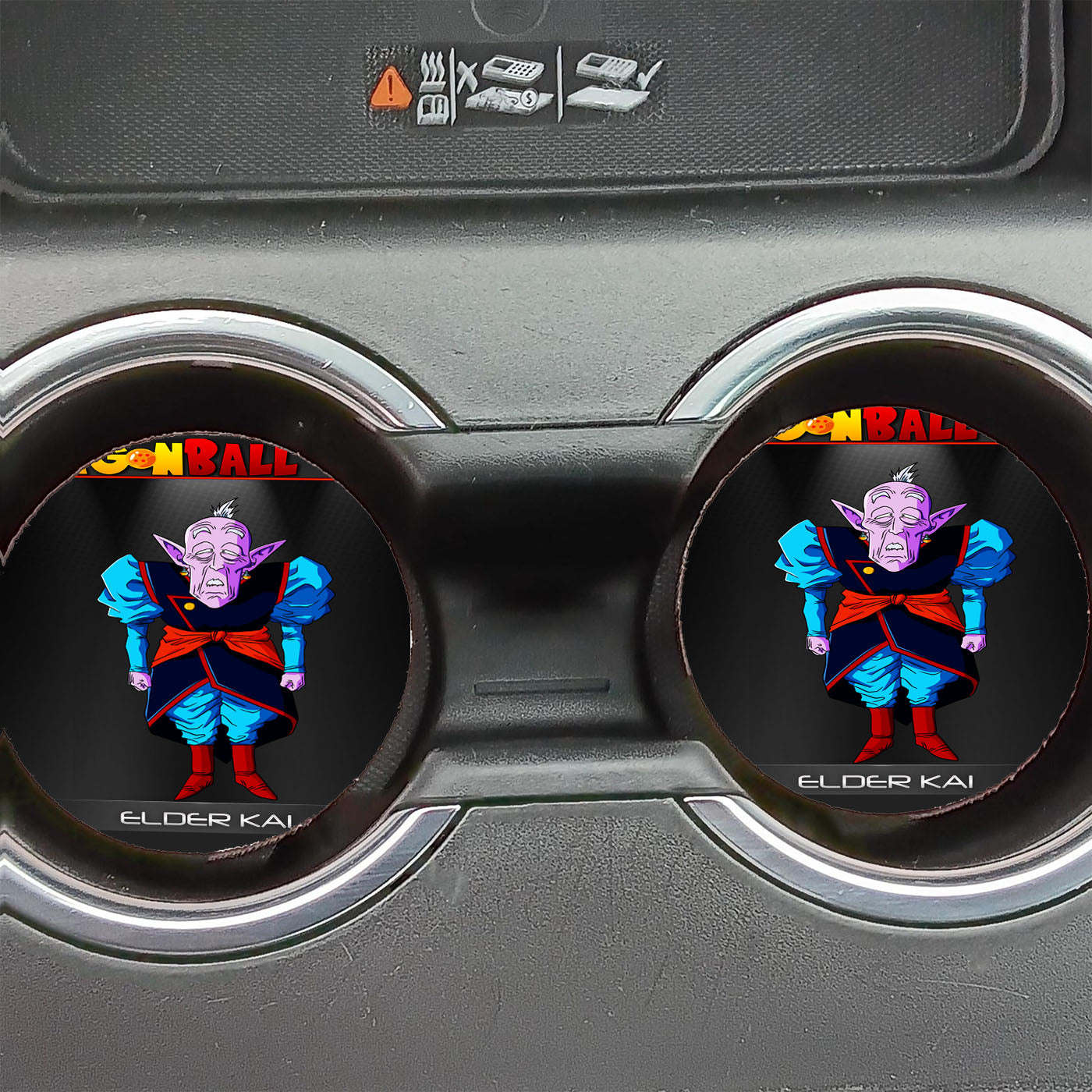 Dragon Ball Z Elder Kai Car Coasters