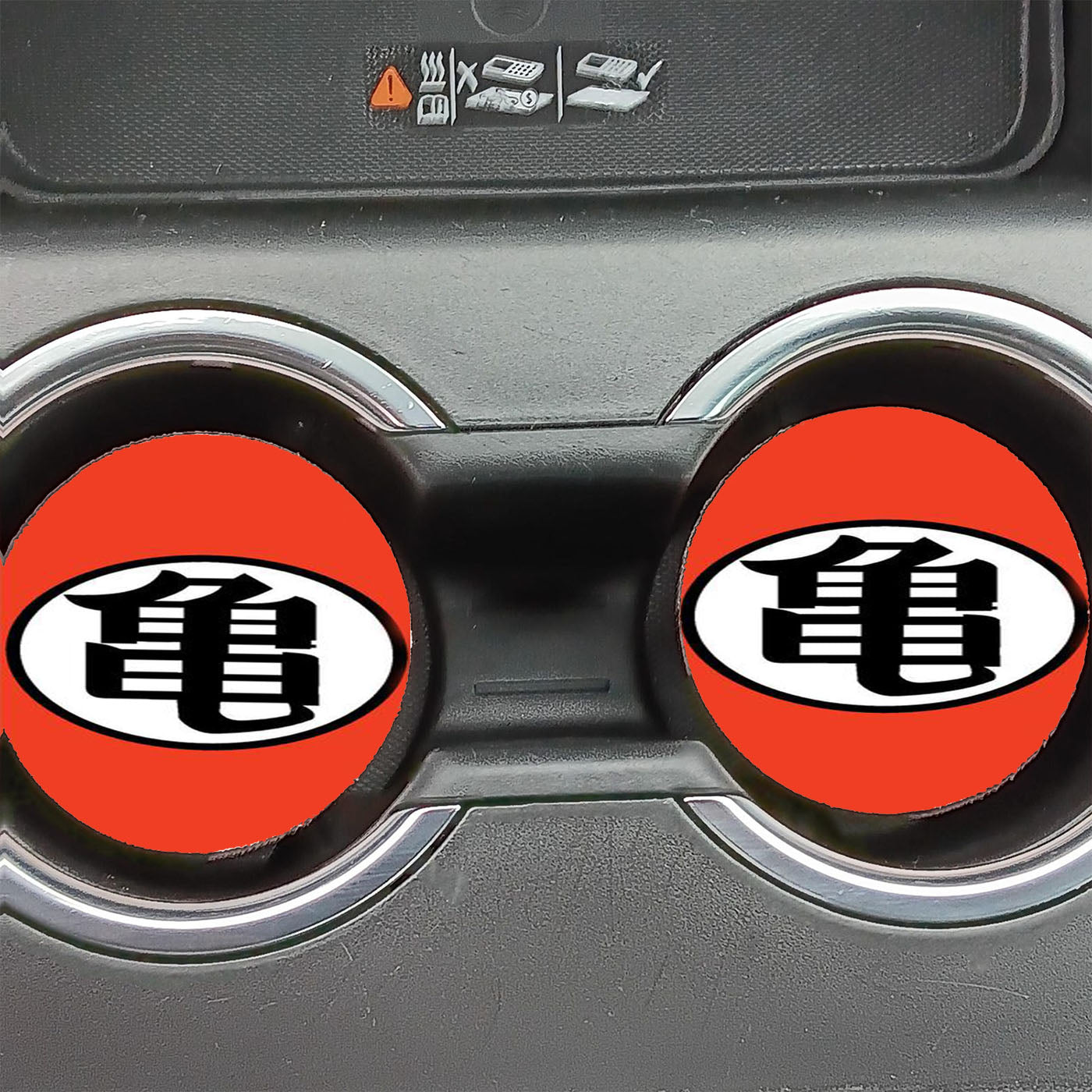 Dragon Ball Z Emblem Car Coasters