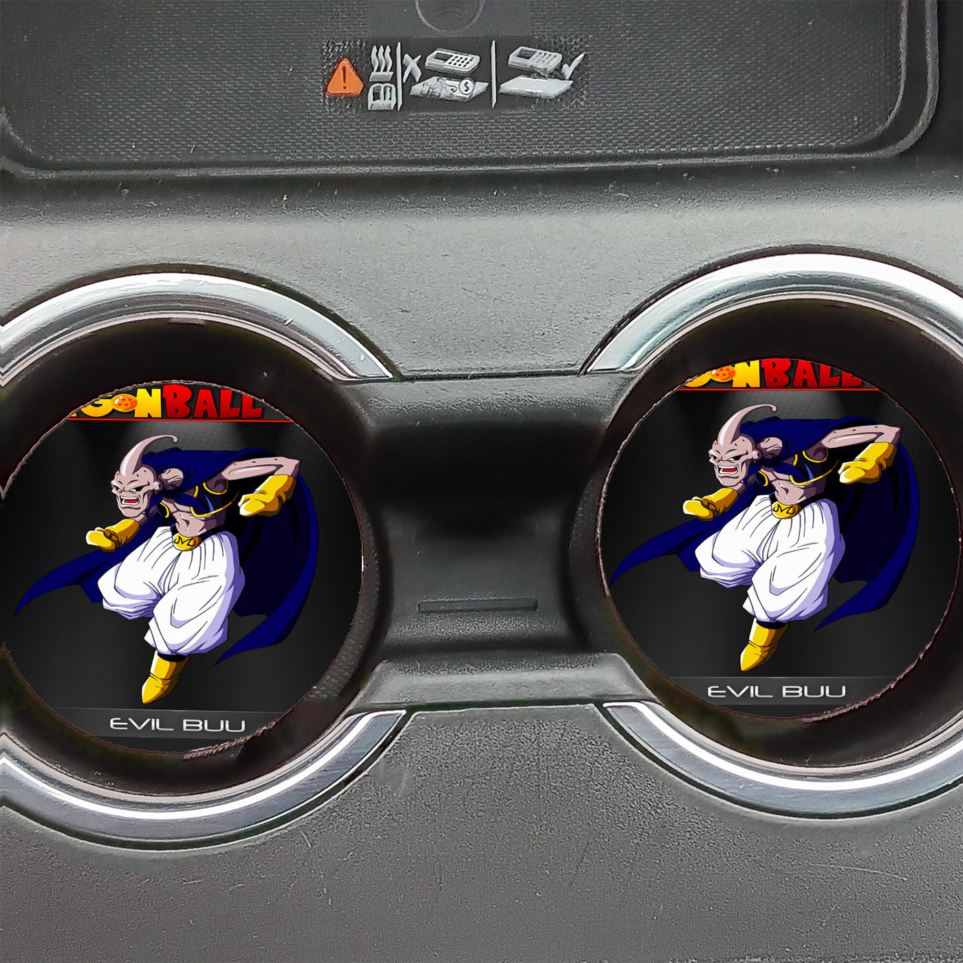 Dragon Ball Z Evil Buu Car Coasters