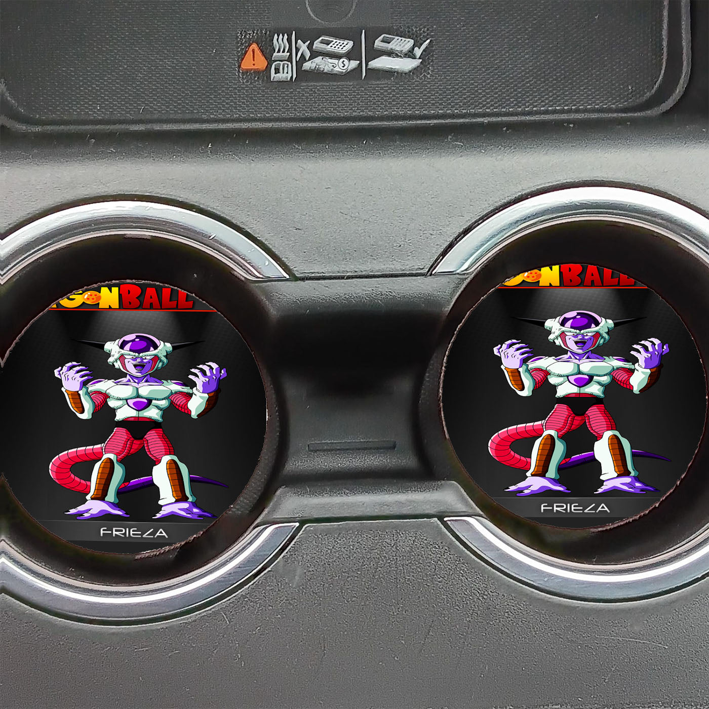 Dragon Ball Z Evil Frieza Car Coasters