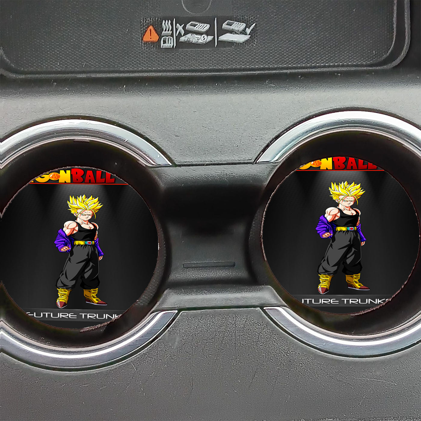 Dragon Ball Z Future Trunks Car Coasters