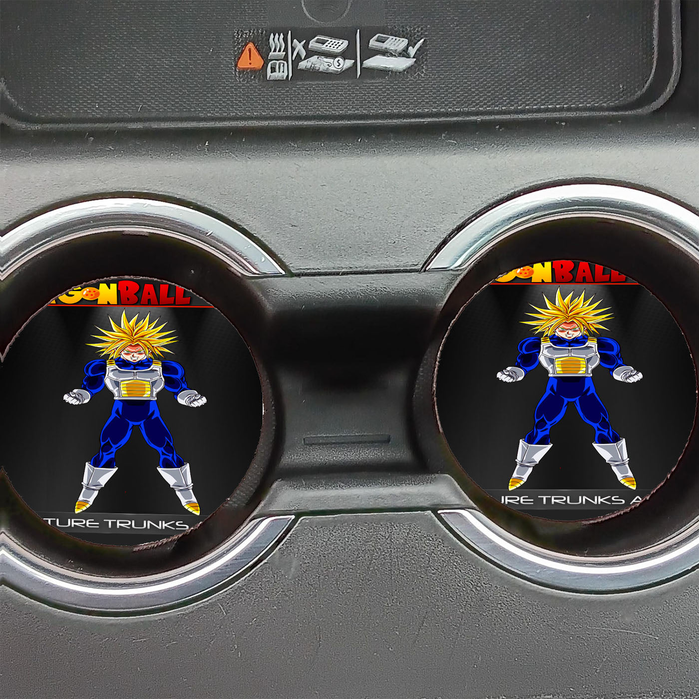 Dragon Ball Z Future Trunks Assj Car Coasters