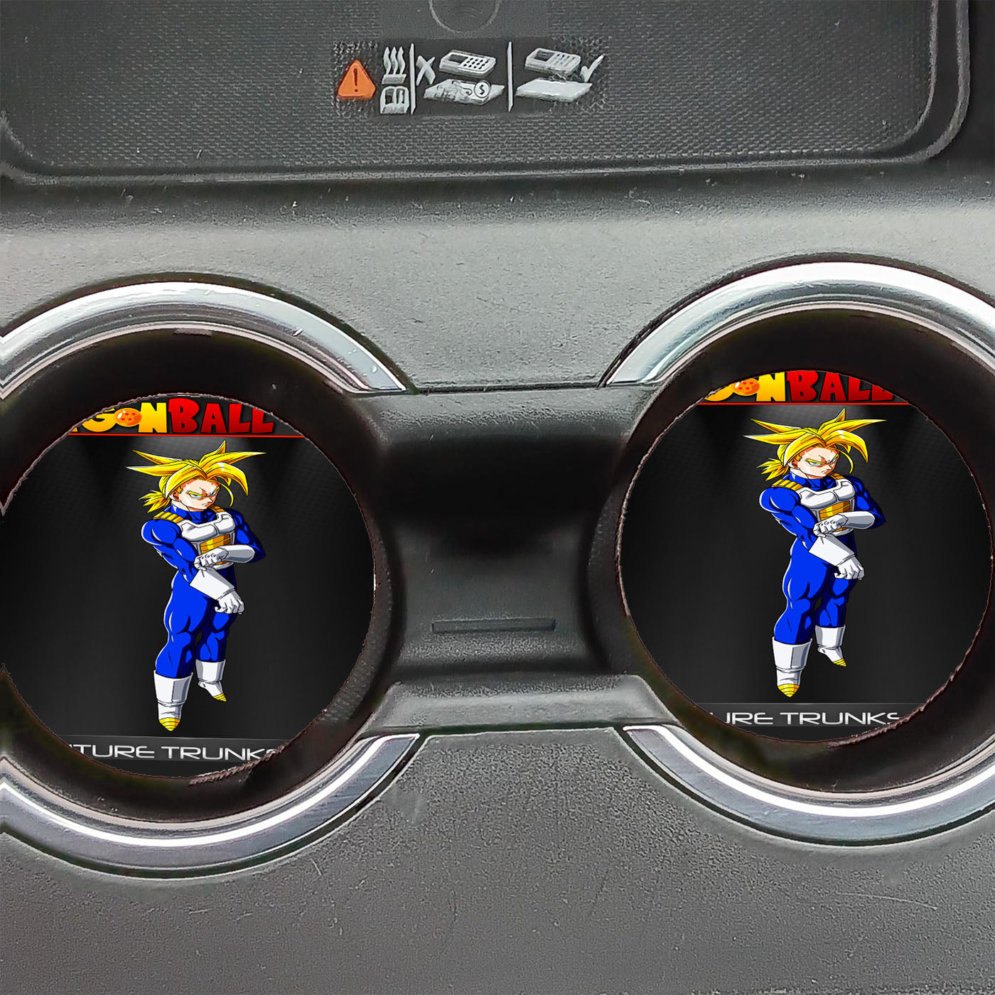 Dragon Ball Z Future Trunks Ssj Car Coasters