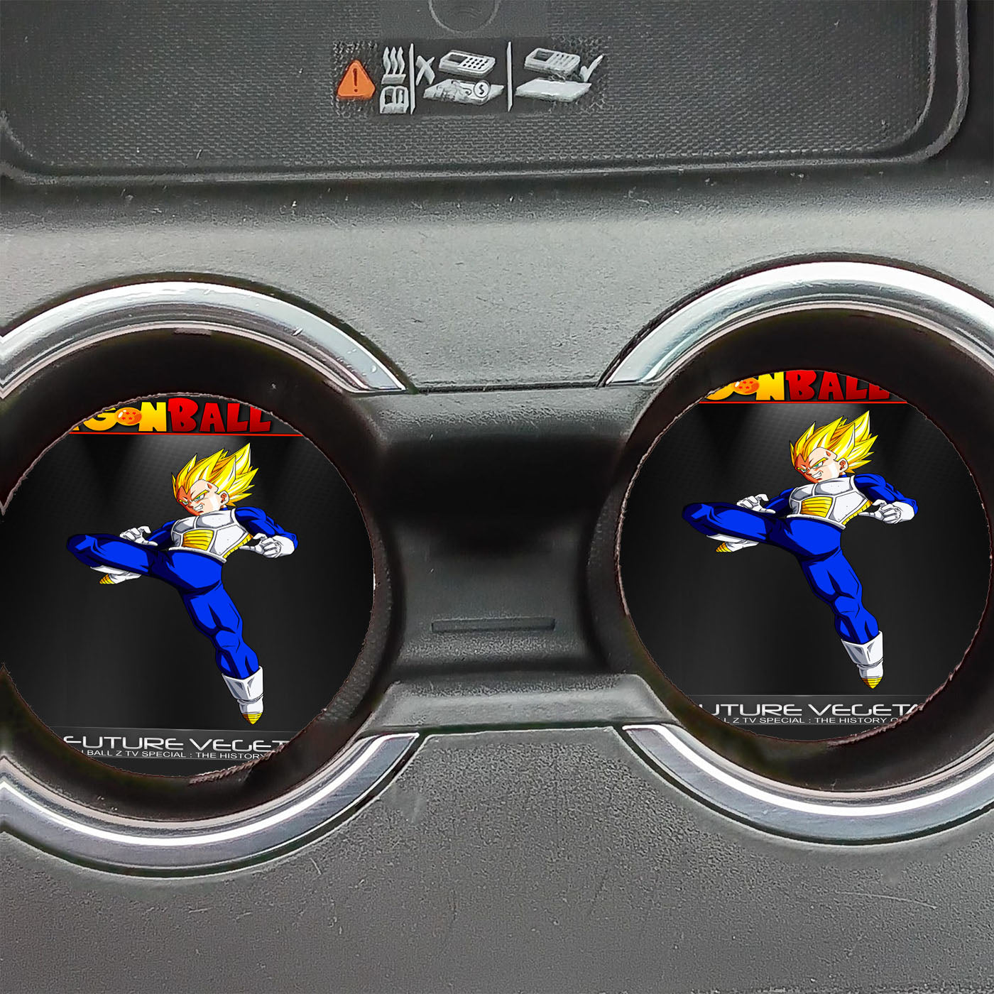 Dragon Ball Z Future Vegeta Car Coasters