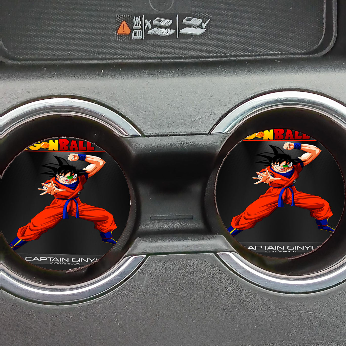 Dragon Ball Z Ginyu Goku'S Body Car Coasters