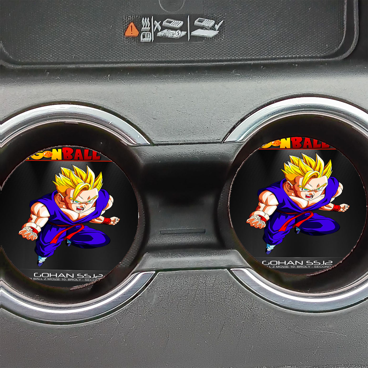 Dragon Ball Z Gohan Ssj-2 Car Coasters