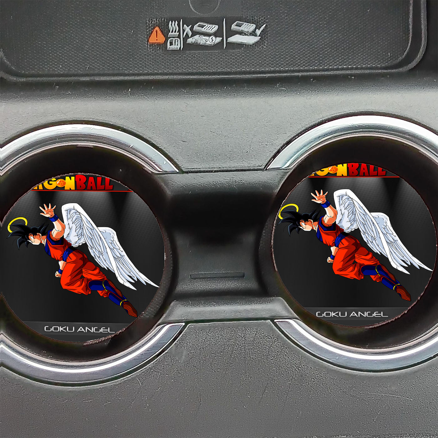Dragon Ball Z Goku Angel Car Coasters