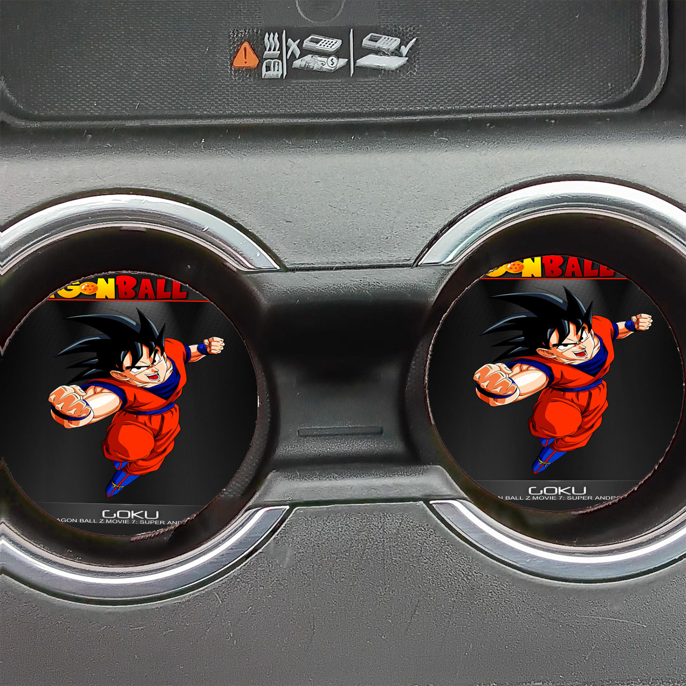Dragon Ball Z Goku Fist Car Coasters