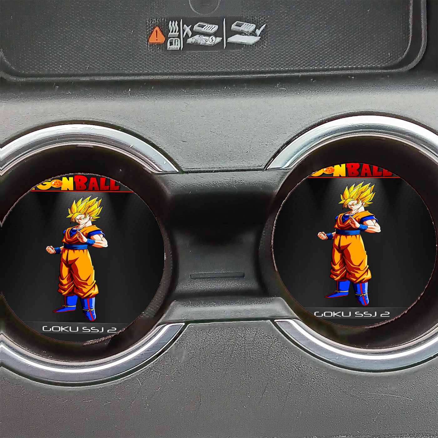Dragon Ball Z Goku Ssj-2 Car Coasters