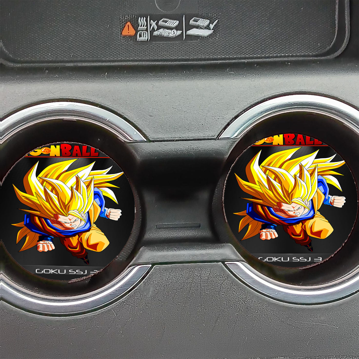 Dragon Ball Z Goku Ssj-3 Car Coasters