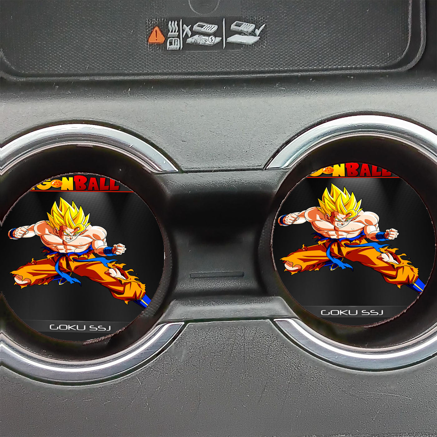 Dragon Ball Z Goku Ssj Car Coasters