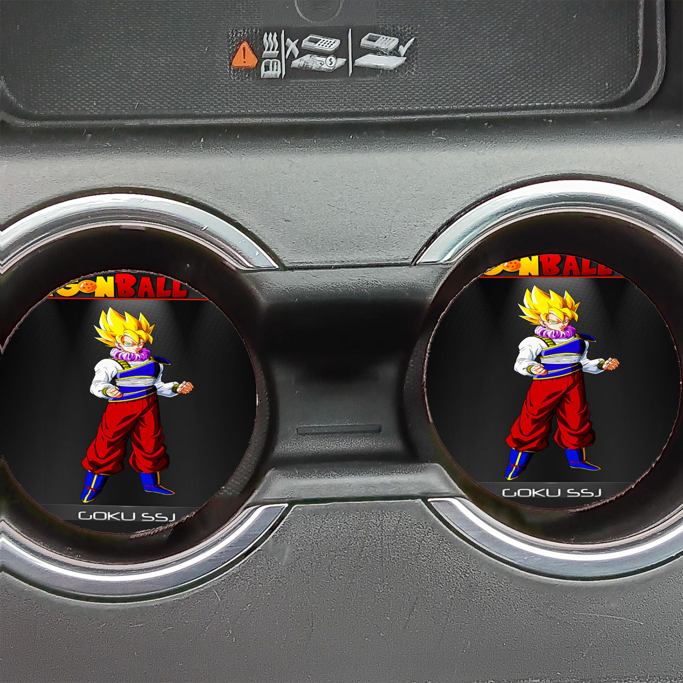 Dragon Ball Z Goku Ssj Yardrat Suit Car Coasters