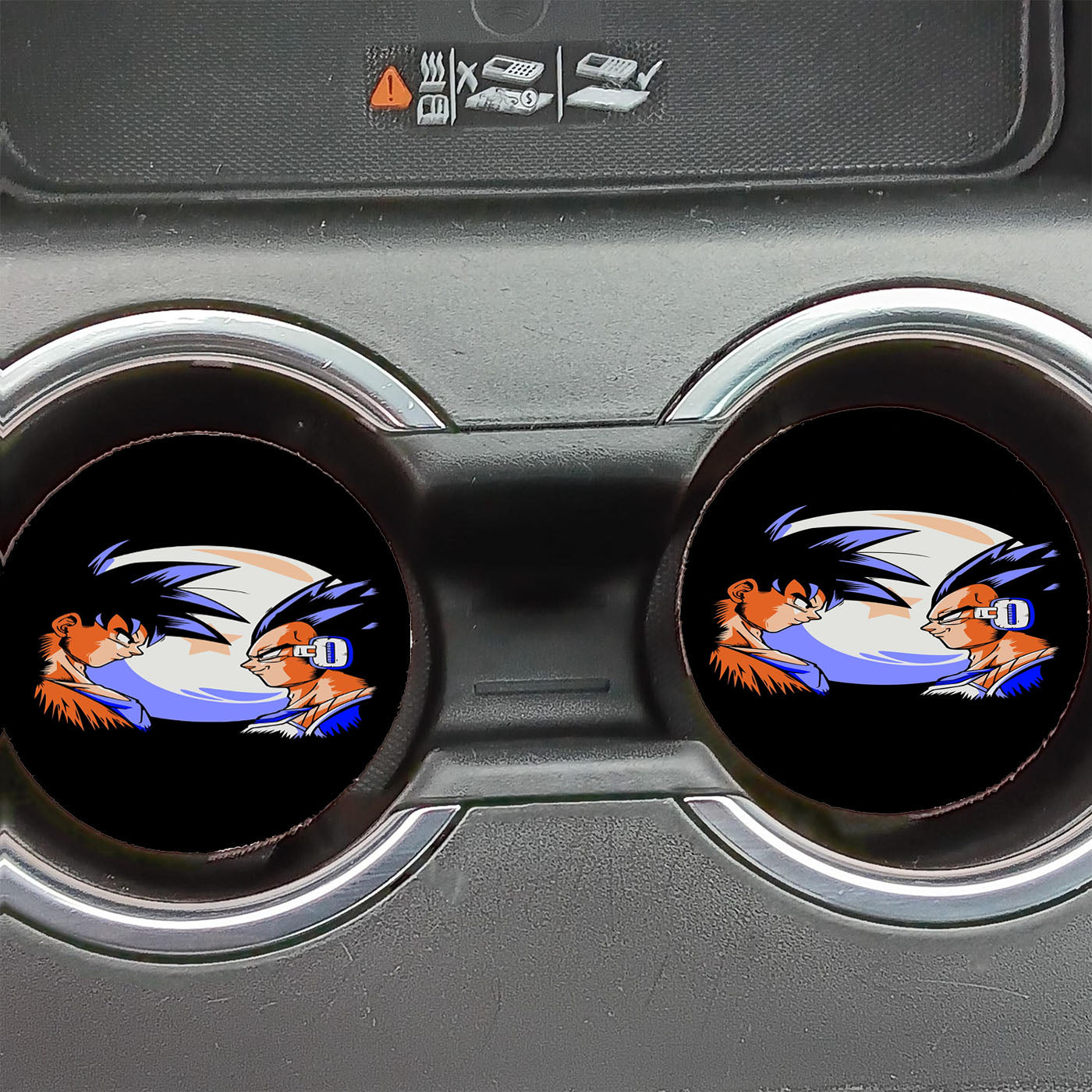 Dragon Ball Z Goku Vs Vegeta Car Coasters