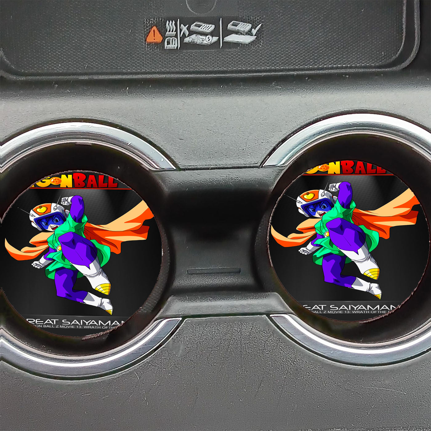 Dragon Ball Z Great Saiyaman-2 Car Coasters
