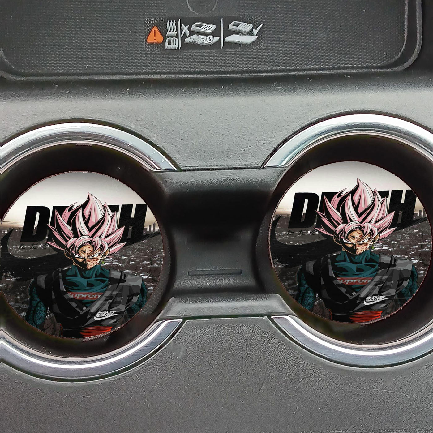 Dragon Ball Z Hypebeast Car Coasters