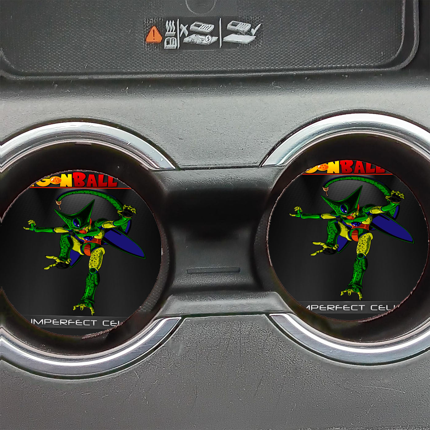 Dragon Ball Z Imperfect Cell Form Car Coasters