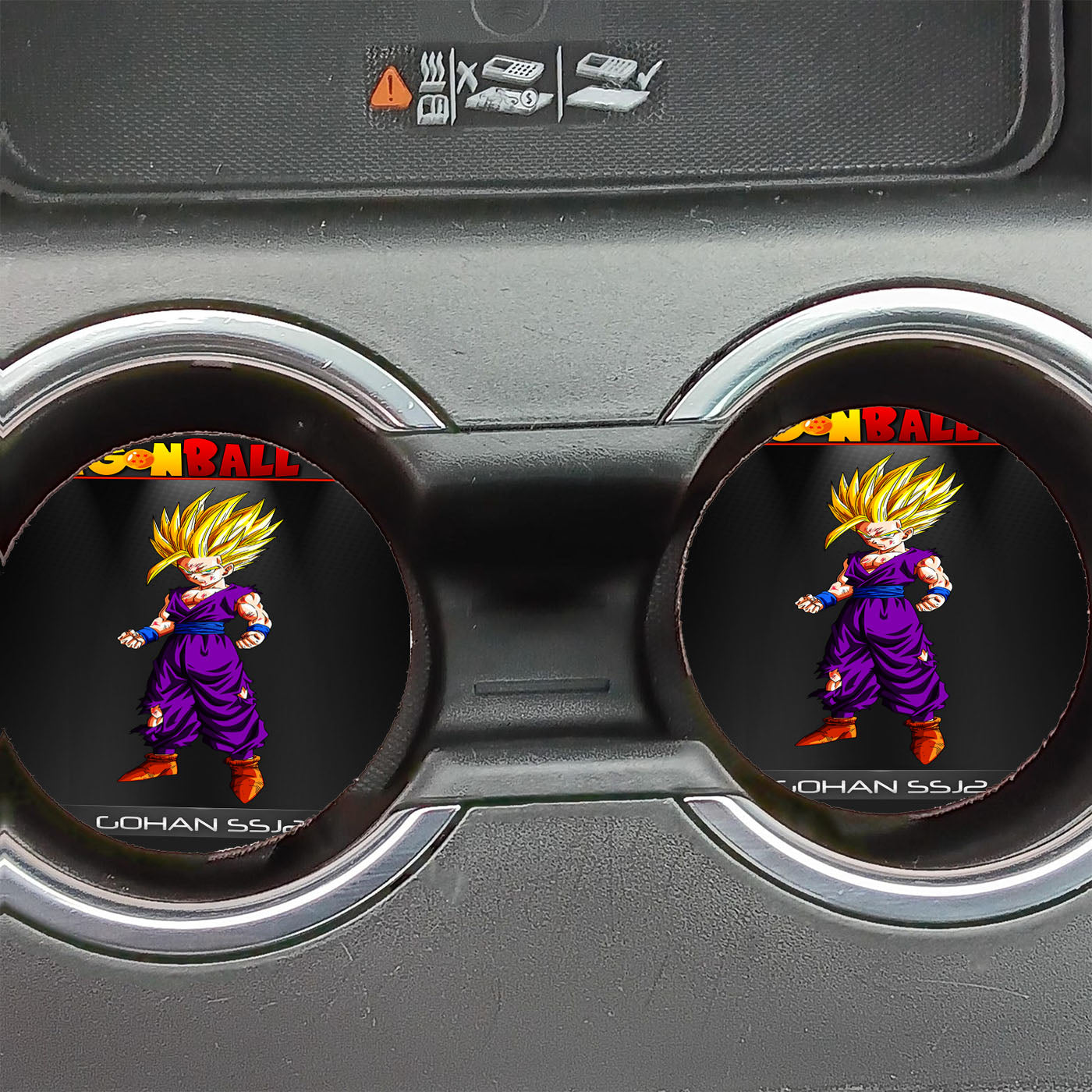 Dragon Ball Z Kid Gohan Ssj-2 Car Coasters