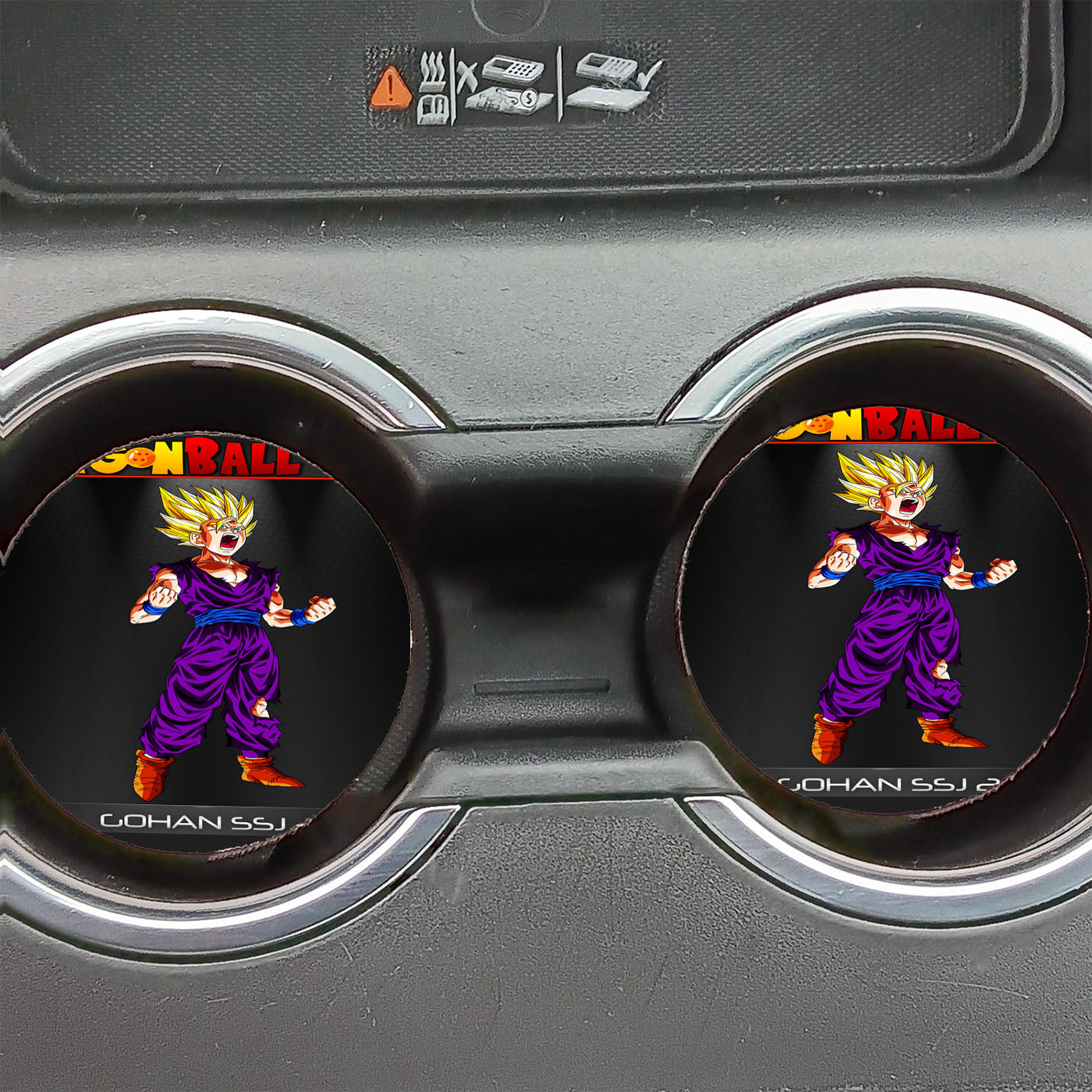 Dragon Ball Z Kid Gohan Ssj Car Coasters
