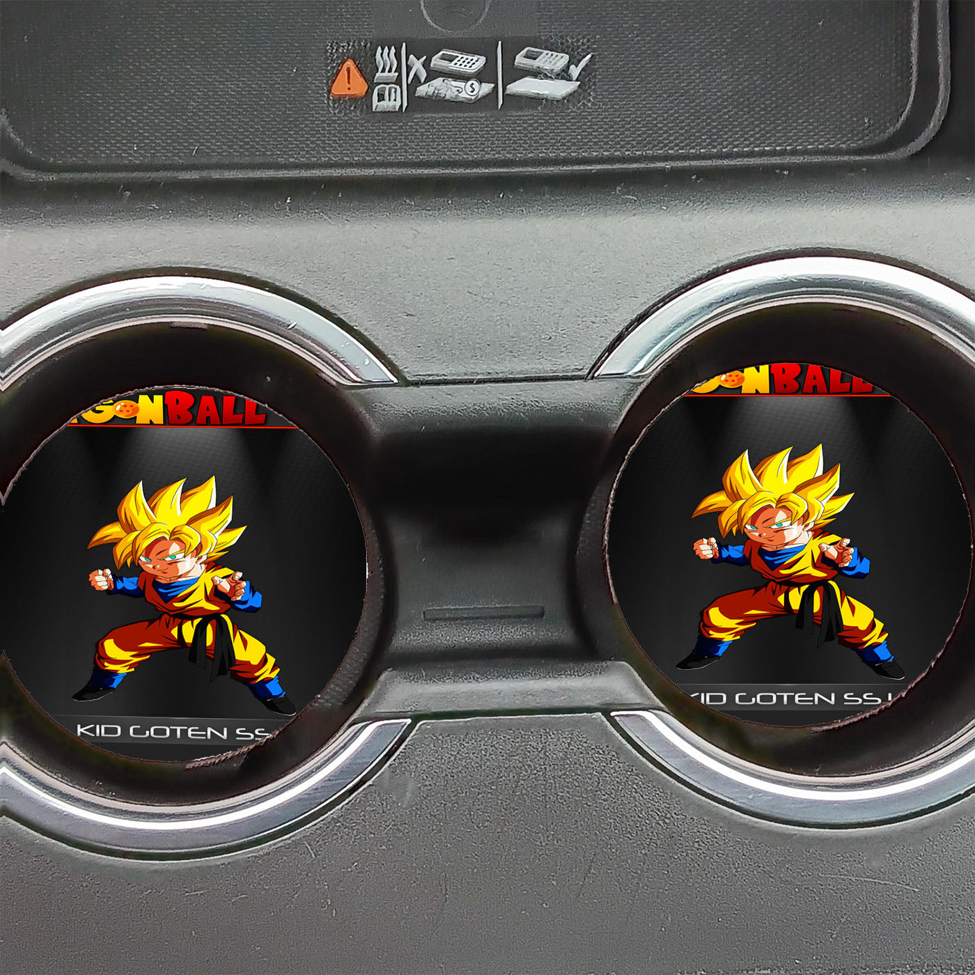 Dragon Ball Z Kid Goten Ssj Car Coasters