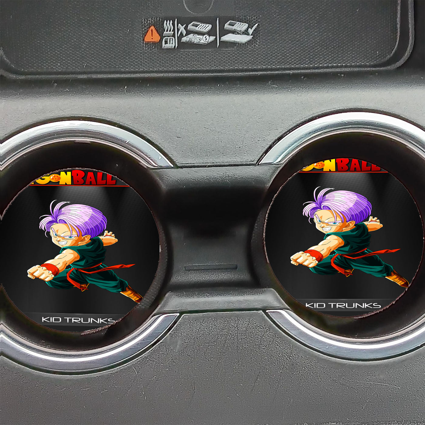 Dragon Ball Z Kid Trunks Car Coasters