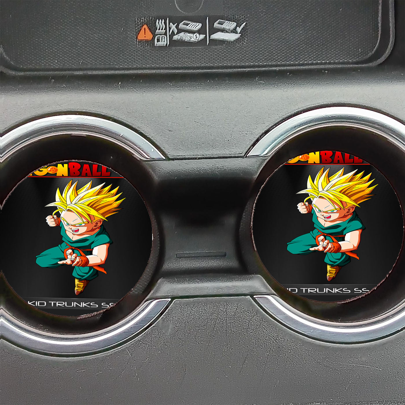 Dragon Ball Z Kid Trunks Ssj Car Coasters