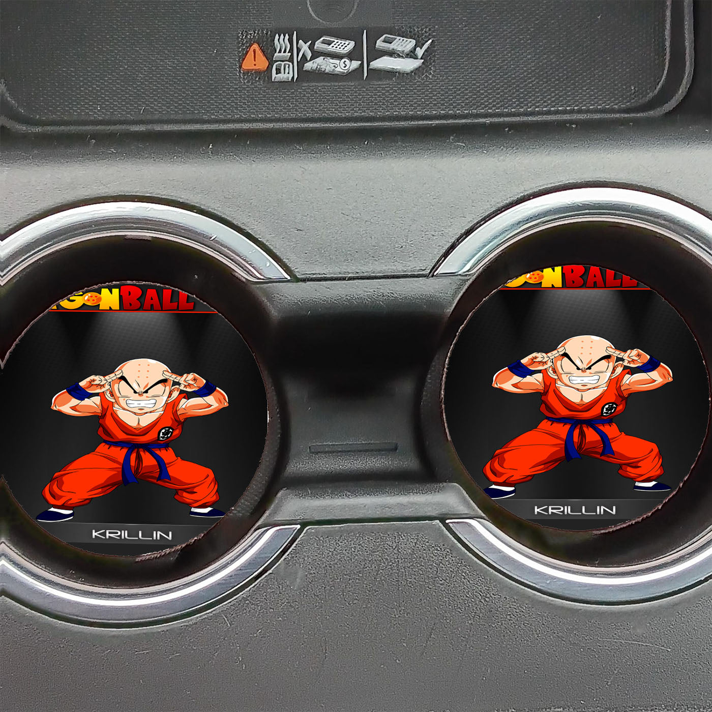 Dragon Ball Z Krillin Car Coasters