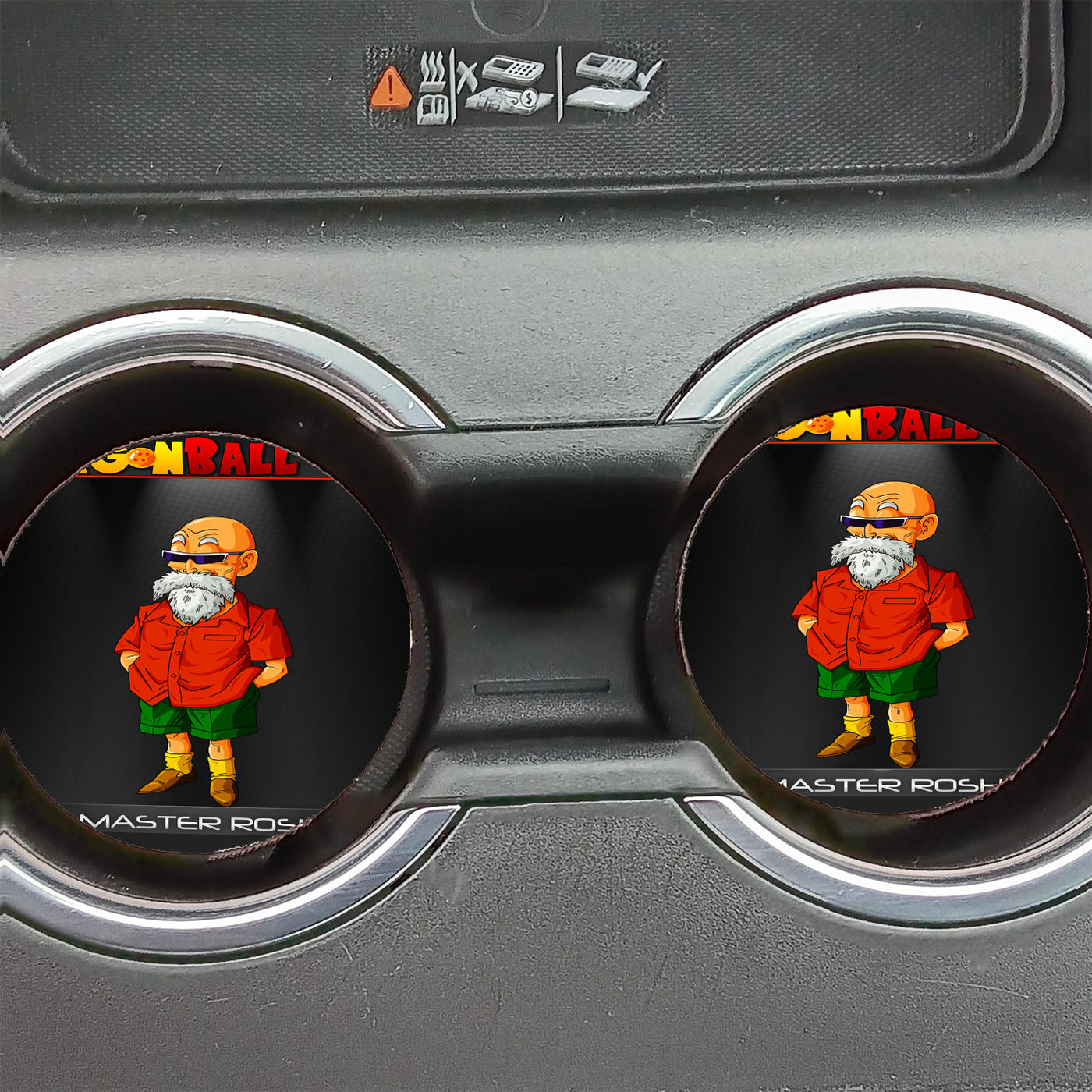 Dragon Ball Z Master Roshi Car Coasters