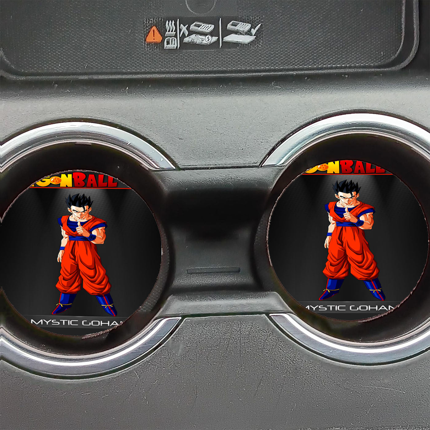 Dragon Ball Z Mystic Gohan Car Coasters