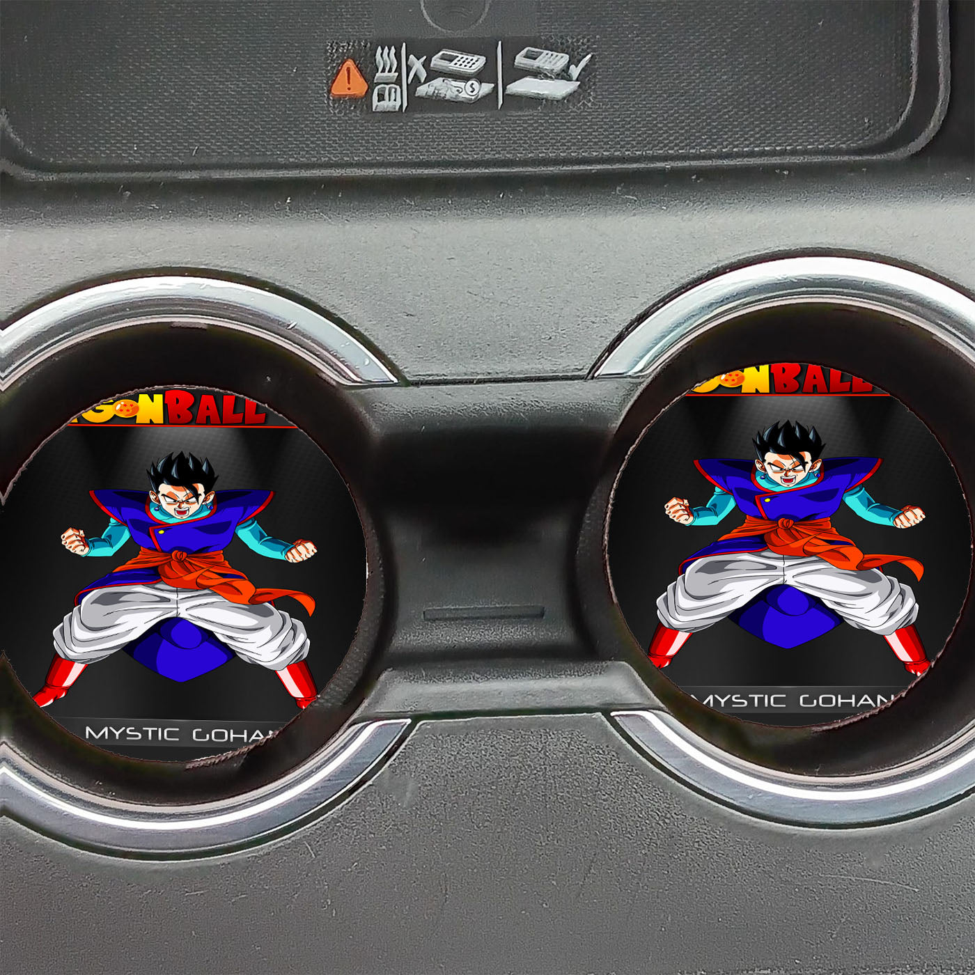 Dragon Ball Z Mystic Gohan Kaio Suit Car Coasters