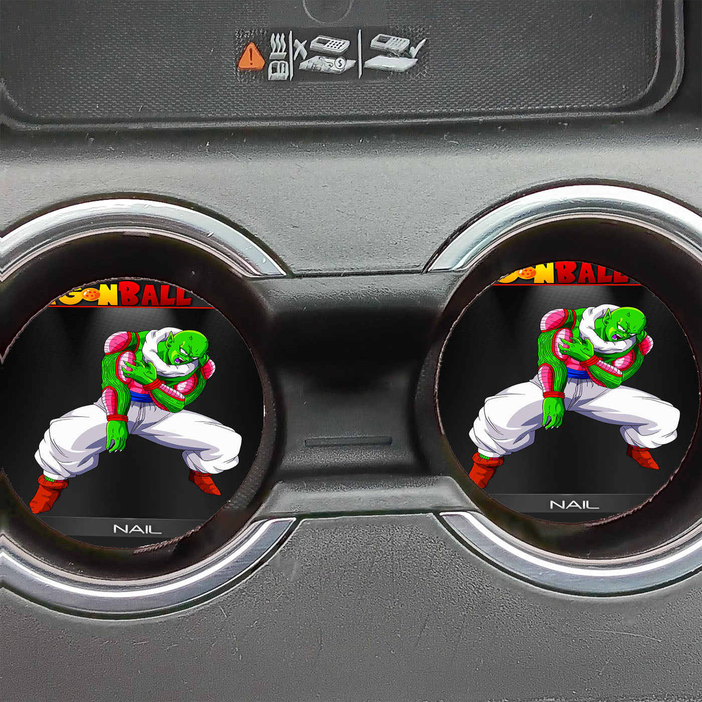 Dragon Ball Z Nail Car Coasters