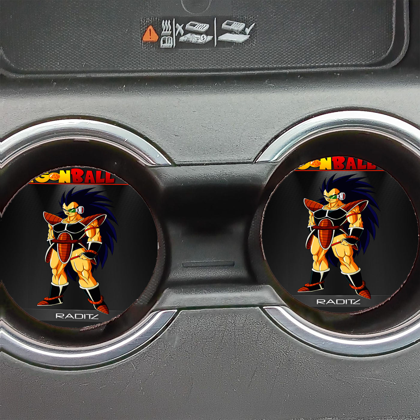 Dragon Ball Z Raditz Car Coasters