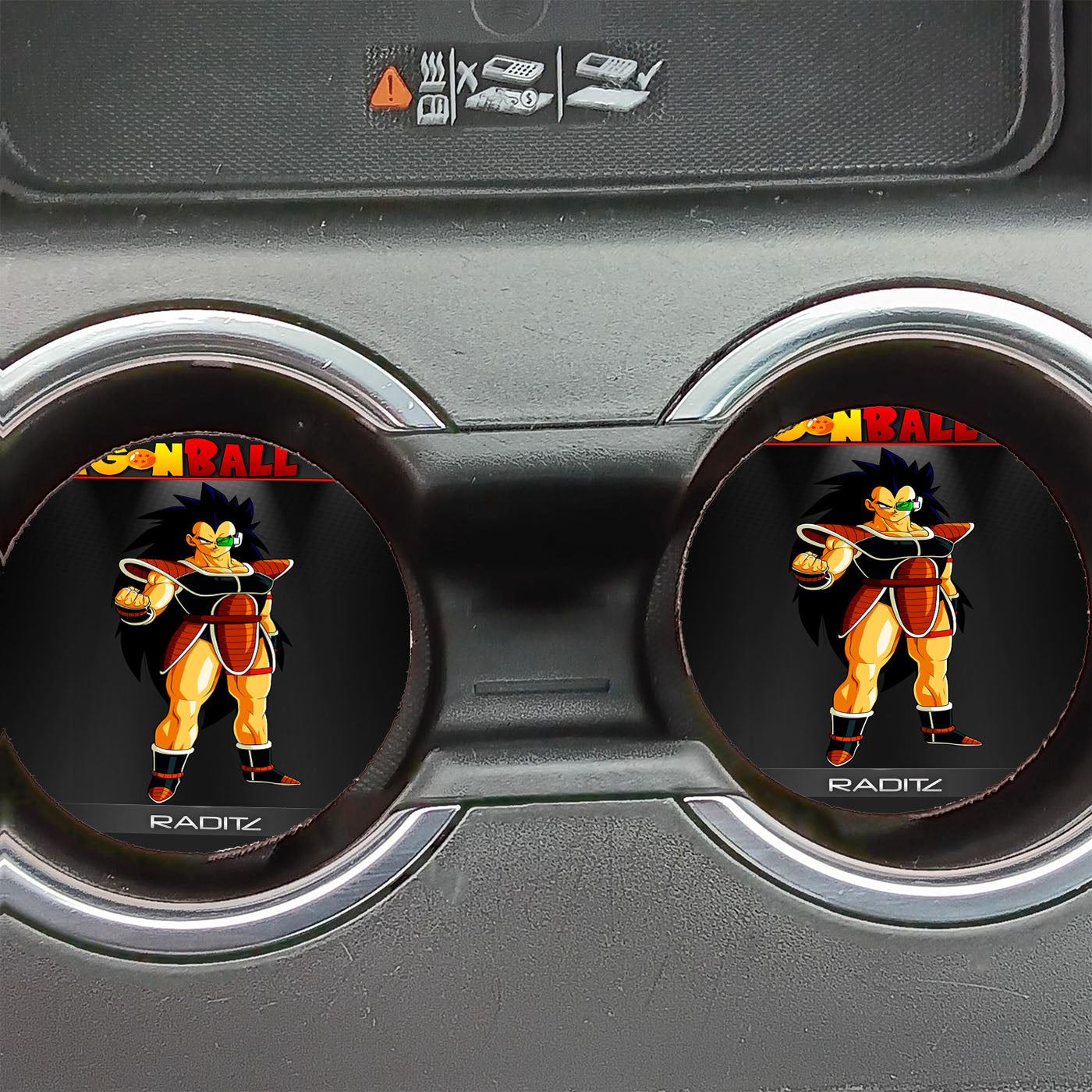 Dragon Ball Z Raditz Fist Car Coasters