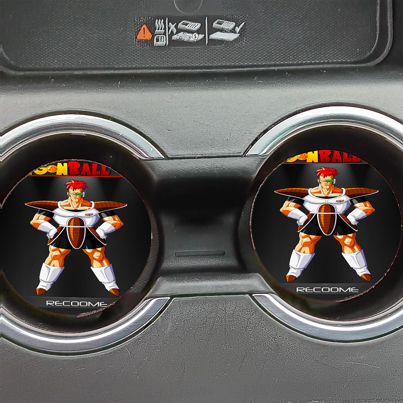 Dragon Ball Z Recoome Car Coasters